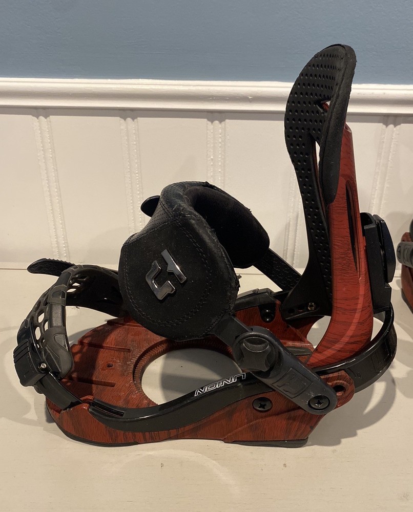 Union Asadachi Red 2012 Snowboard Bindings Size Large All-Mountain Performance