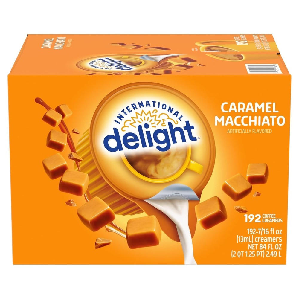 Coffee Creamer Singles, Caramel Macchiato, 192 Count