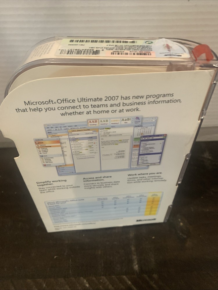 MS Office Basic 2003 + MS Office Ultimate 2007 UPGRADE Bundle