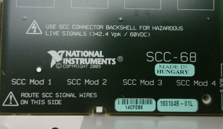 National Instruments NI SCC-68 Terminal Block