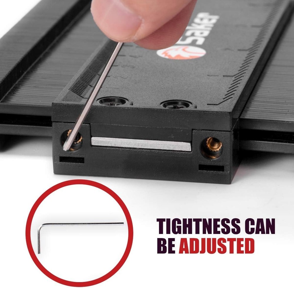 Contour Gauge Profile Tool Adjustable Lock Precisely Copy Irregular Shapes