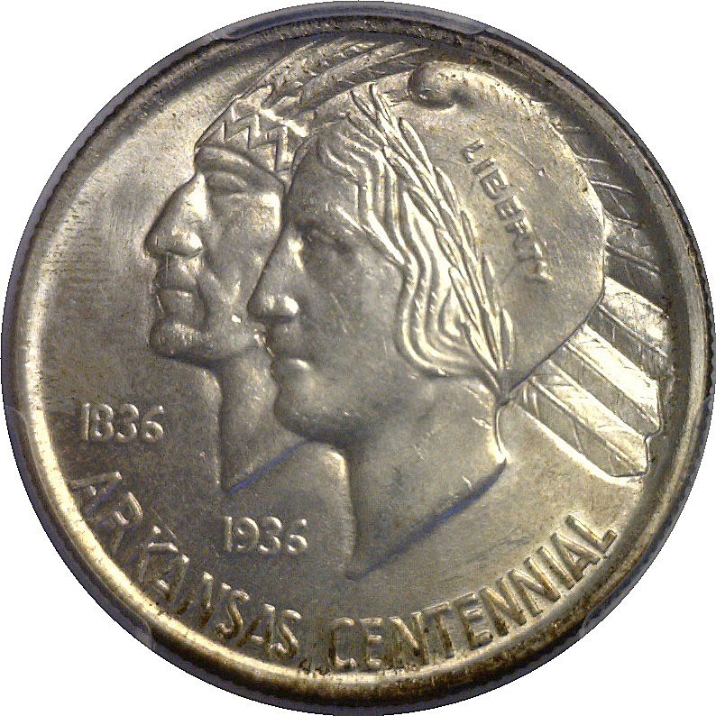 1938 Arkansas Commemorative PCGS MS-66