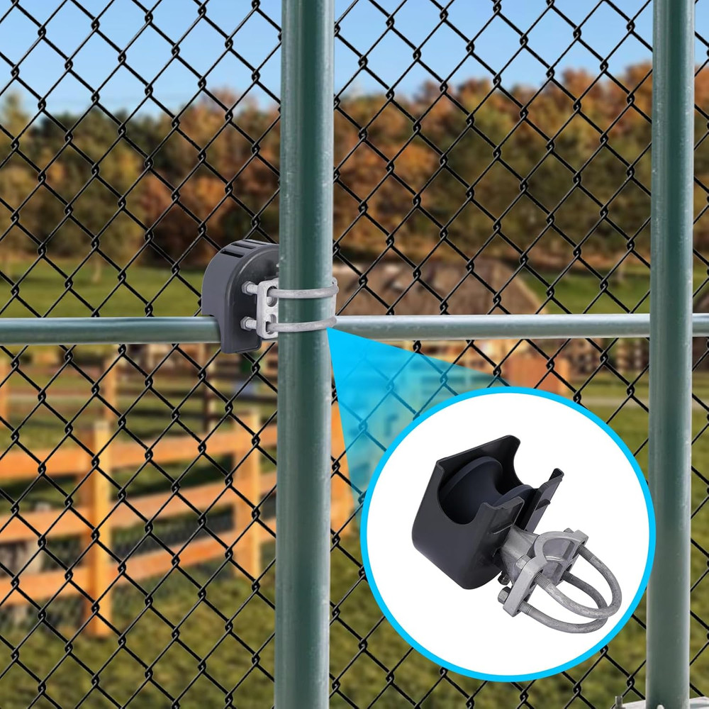 Durable Nylon Sliding Gate Rollers 4" Post 2-3/8" 2-1/2" Frame, 4 Pack