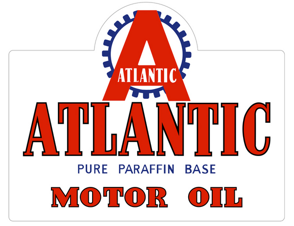 Atlantic Motor Oil Refrigerator Magnet