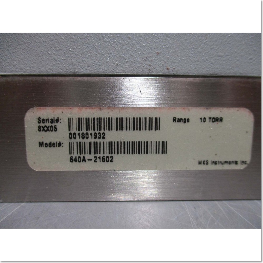 Used MKS 640A-21602 Pressure Controller R50930JAD038 Untested