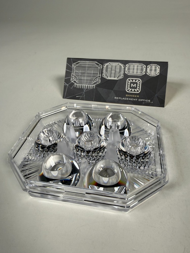 Morimoto BigBanger Trailmaster Optic Lens Only / Clear Each BAF228 Open Box
