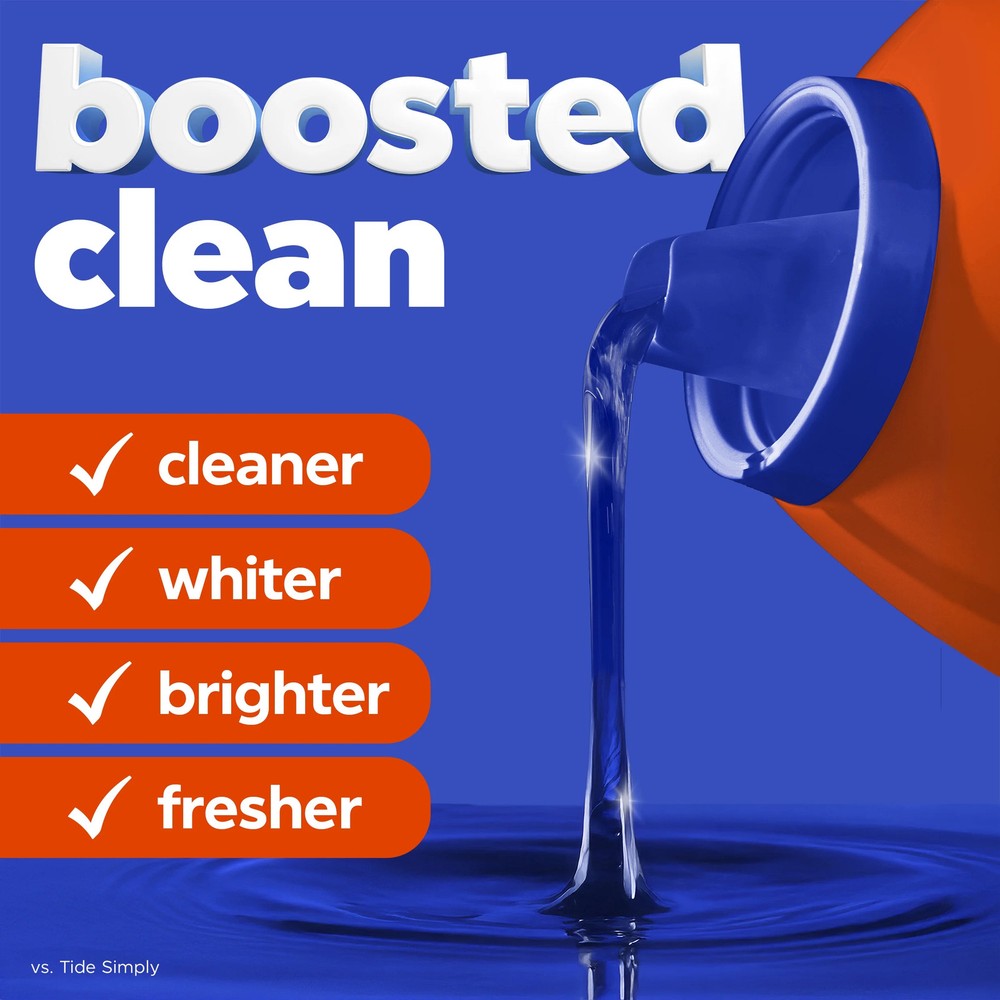 Laundry Detergent Liquid Boosted Cleaning Power Original Scent