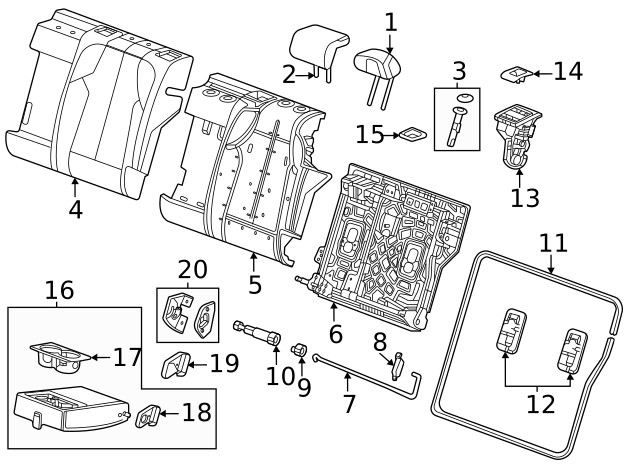Genuine GM Mount Bracket 13556208