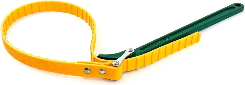 15-Inch Adjustable Belt Strap Wrench, Multi-Purpose Oil Filter Tool