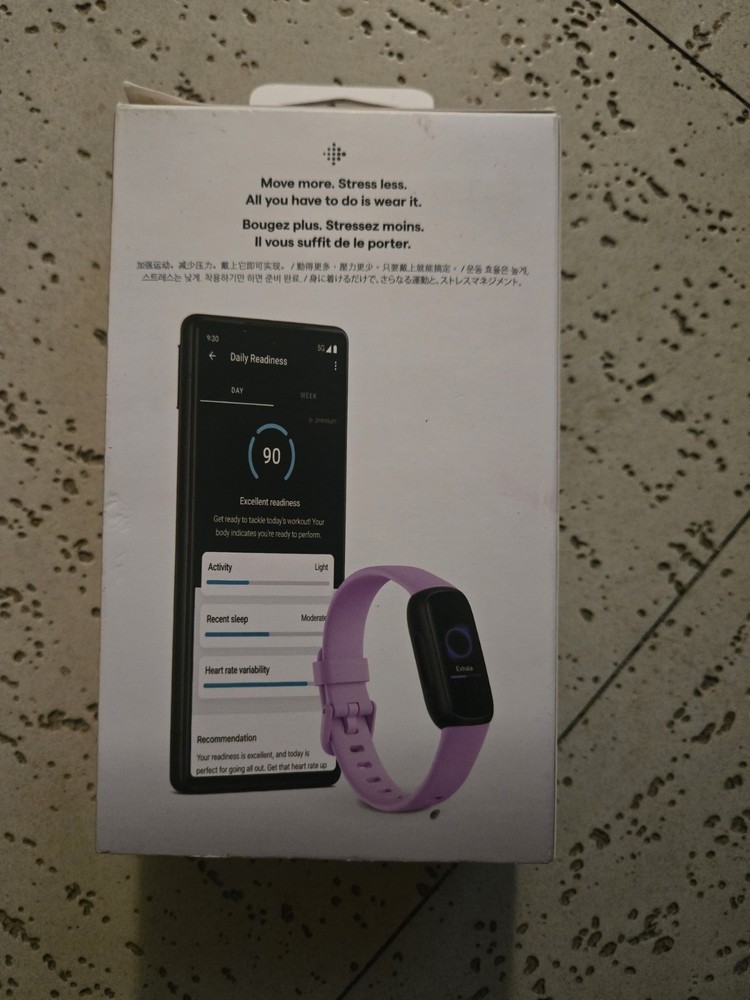 Fitbit Inspire 3 Activity Tracker Lilac Bliss With Box