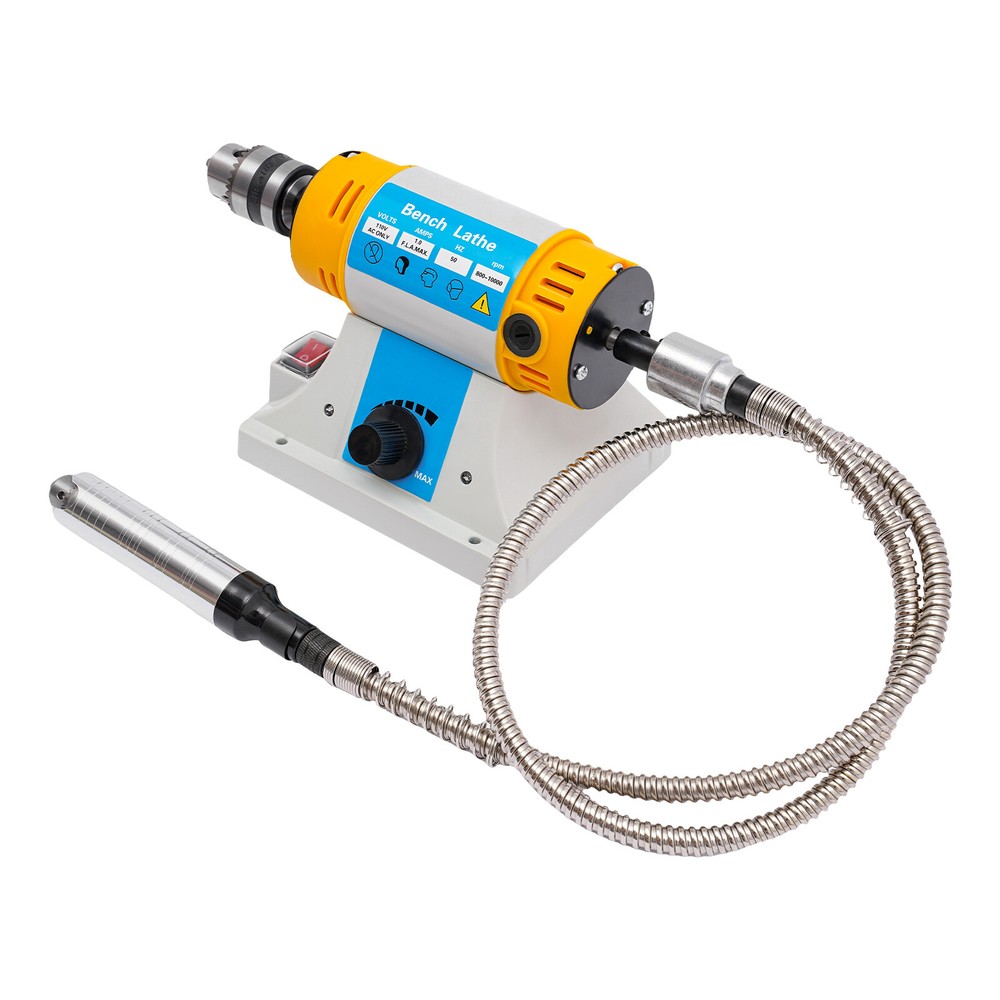 Jewelry Bench Buffer Polisher with Adjustable Speed & Accessory Kit