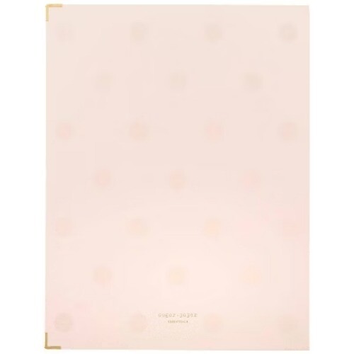 Sugar Paper Essentials Clipfolio Pink Gloss Dot