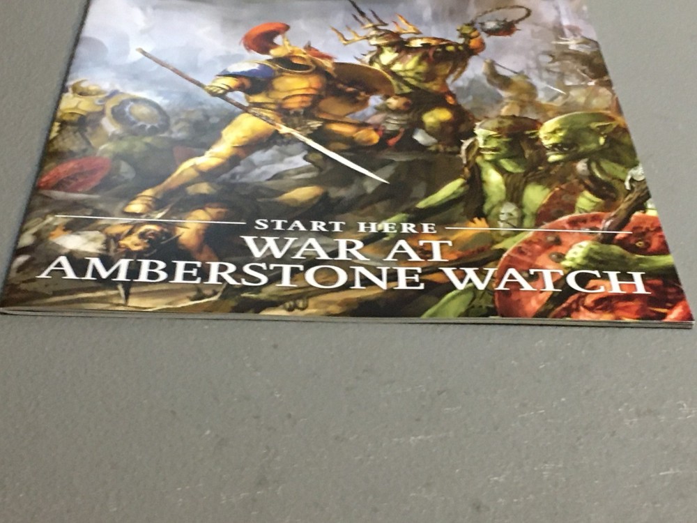 BOOK WARHAMMER AOS SIGMAR BOOKLET START HERE & DOMINION + REFERENCE SOFTBACK USE