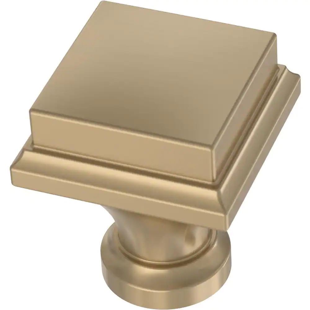 1" Regal Square Knob Champagne Bronze