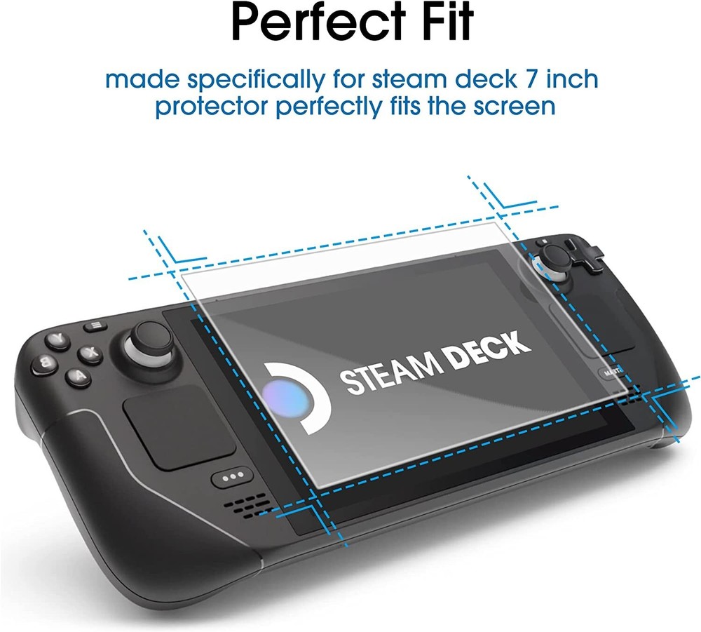[3 Pack] amFilm Screen Protector Compatible with Steam Deck