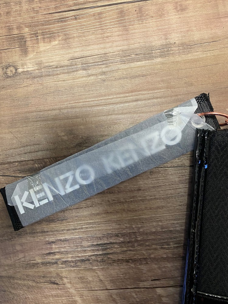 Kenzo Black Medium Sized Pouch/Wristlet