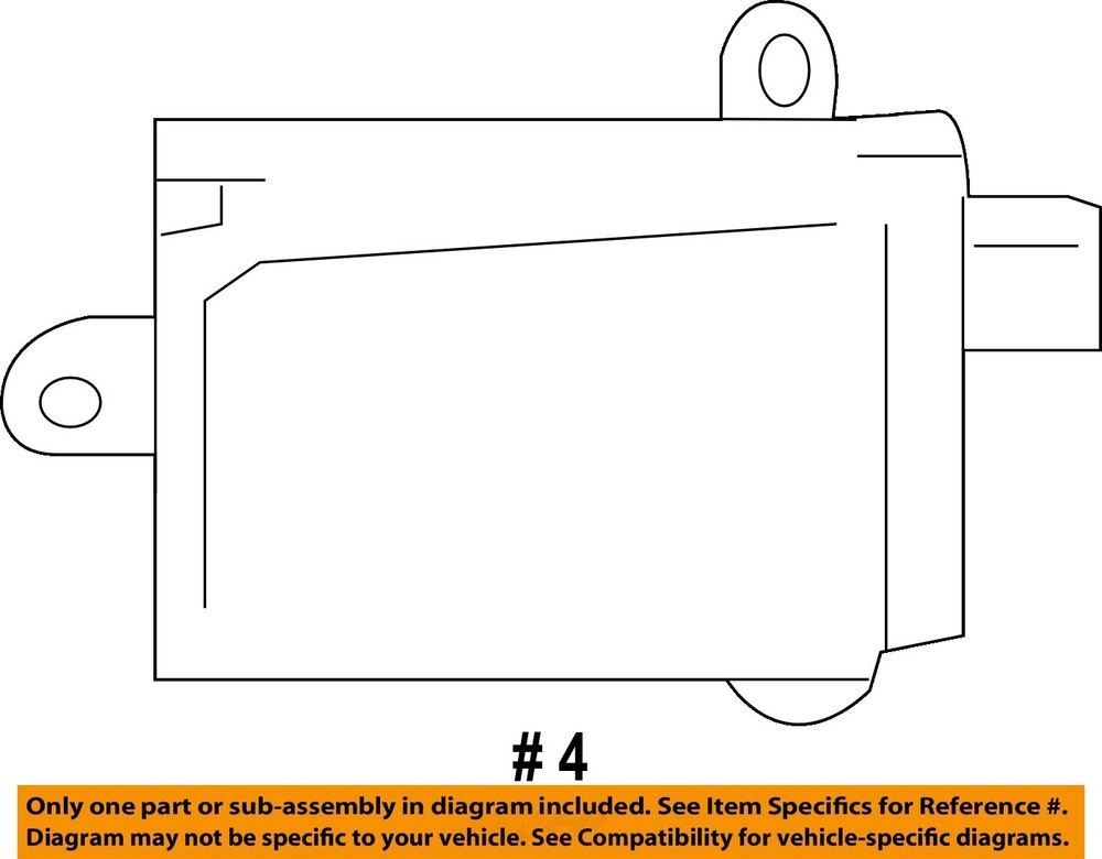 Used Blind Spot Detection System Warning Control Module fits: 2016 Subaru Legacy