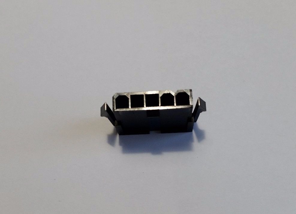 5 pin black Male EPS connector for computer cables (multiple quantities)