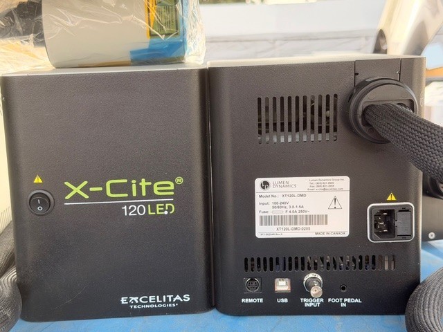 Excelitas X-Cite 120LED Fluorescence Illumination System Microscope Light Source