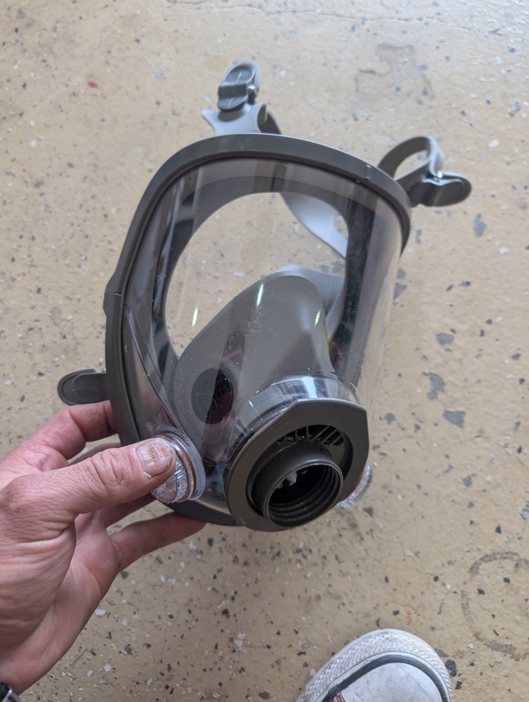 2 Full Face Respirators,