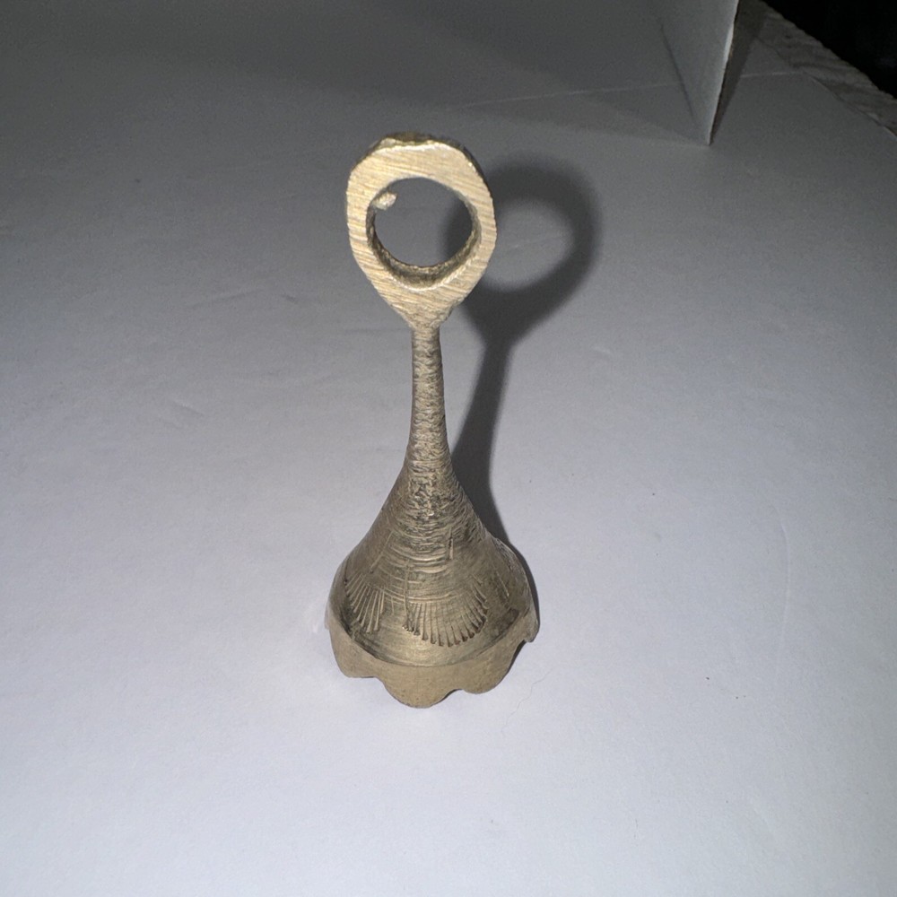 Brass Table Bell 3” Tall X 1.25 Round