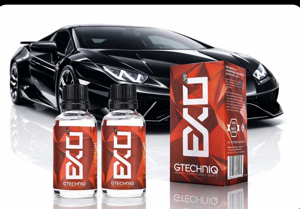 (2 BOTTLES) Gtechniq EXO V5 50ml | Highly Hydrophobic,  Ceramic Coating