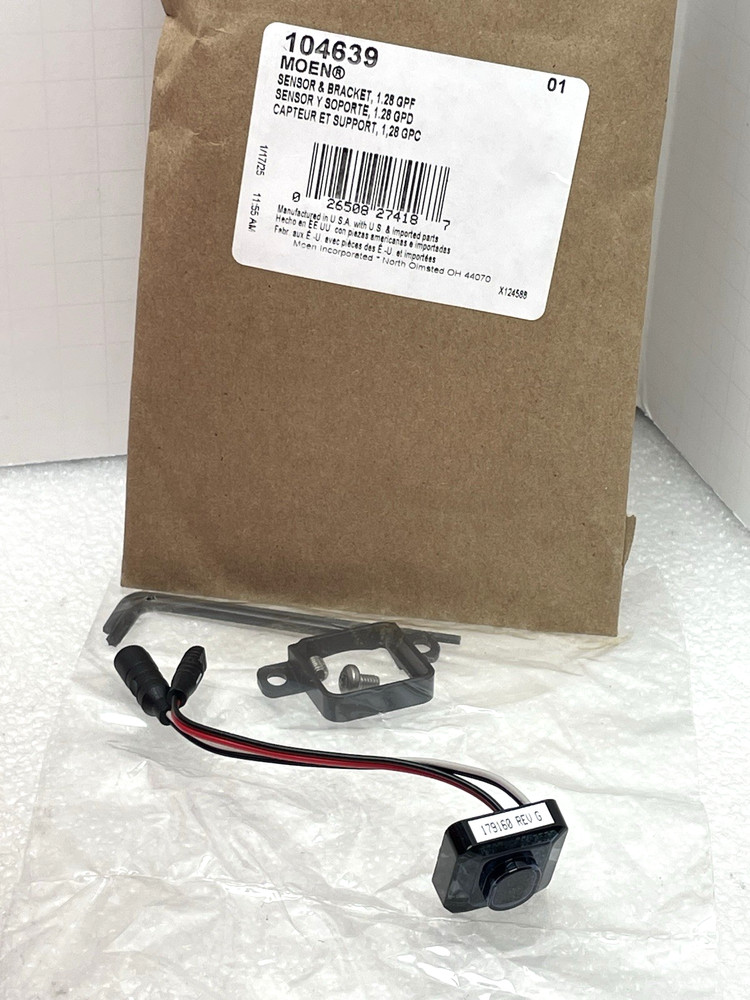 MOEN 104639 FAUCET SENSOR BRACKET 1.28 GPF SERVICE KIT 179160 M-POWER