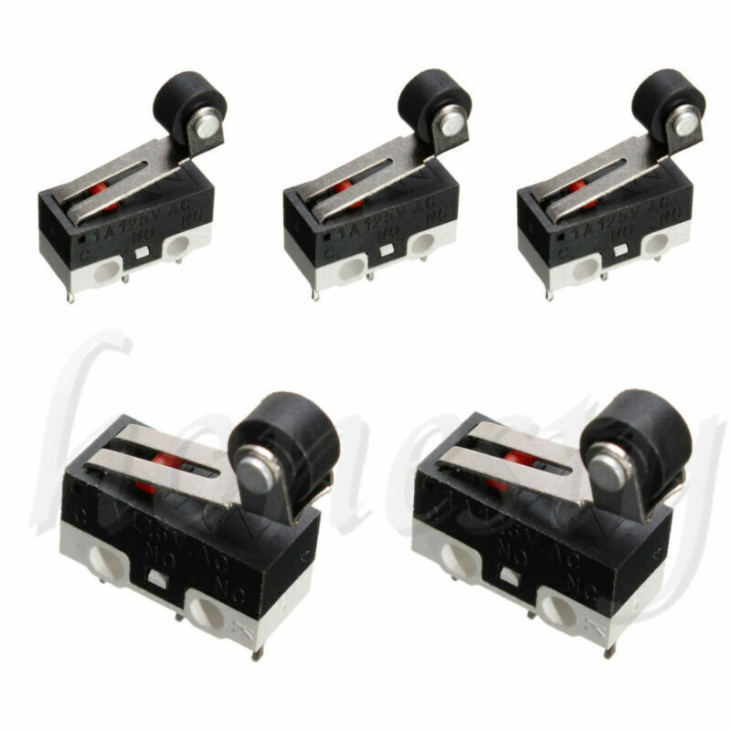 15X Ultra Mini Micro Switch Roller Lever Actuator Microswitch SPDT Sub Miniature