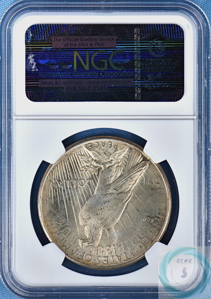 1925 Peace Dollar NGC MS 65 - Impeccable Gem Specimen!