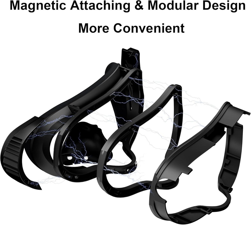 Flexible Adaptive Frame for Quest 3 VR Headset