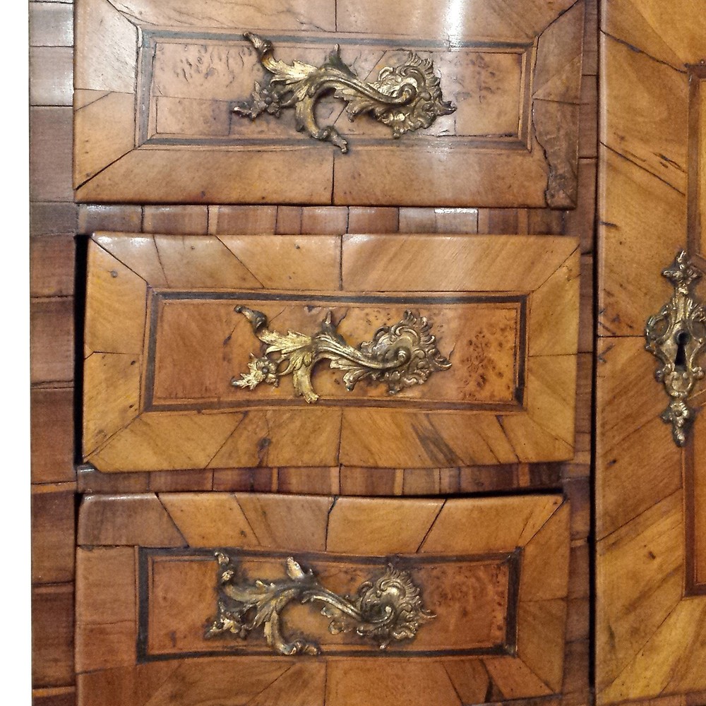 Eighteenth Century German Baroque Walnut Desk