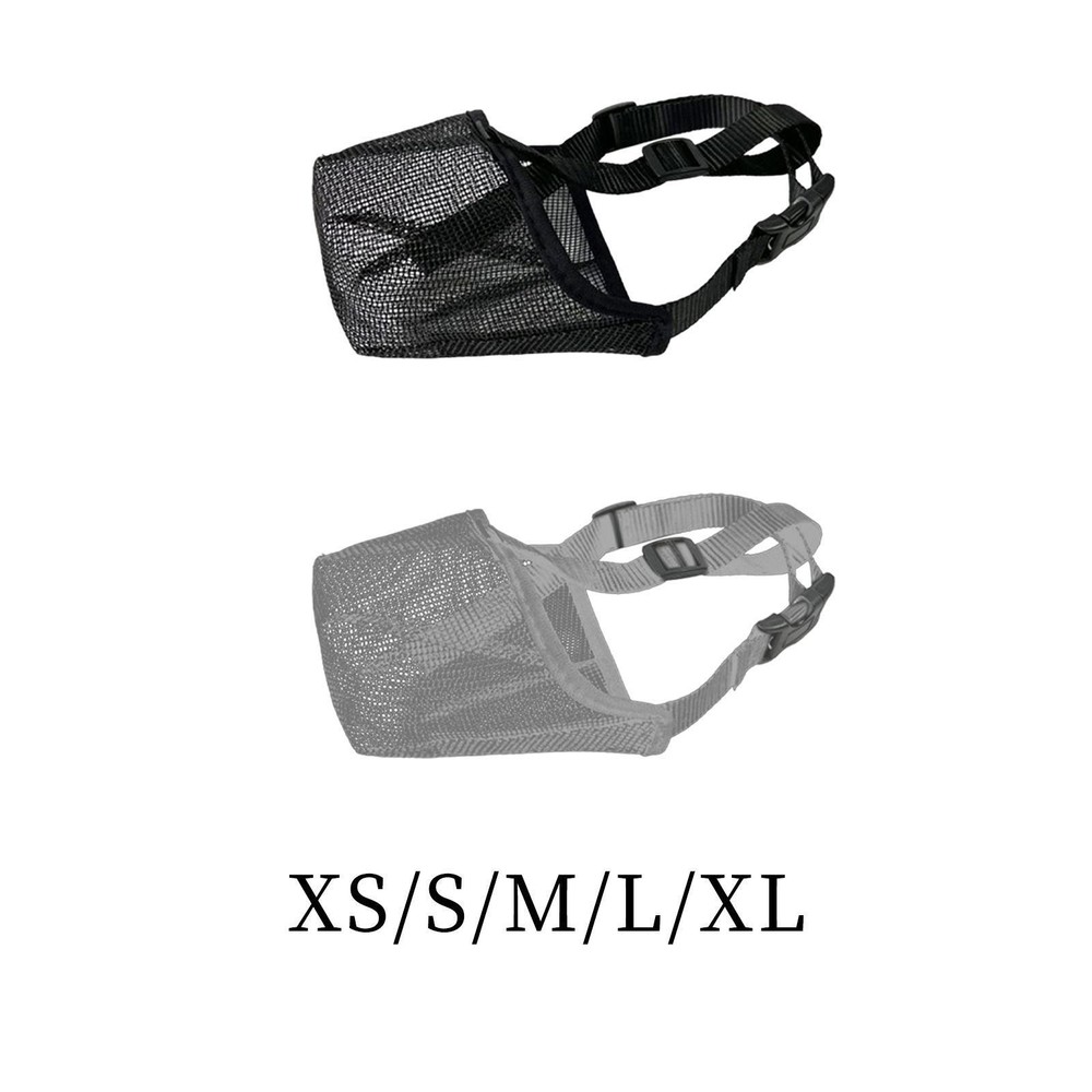 Muzzle for Dog No Chewing Biting Soft Mesh Mouth Cover for Behavior Training