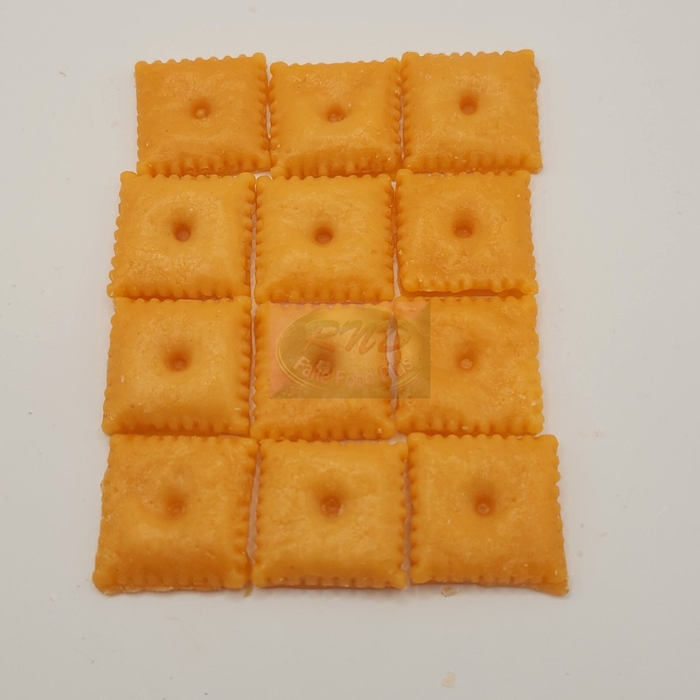 Wax Fake Cheez - it Crackers, Props, Display Crackers, 50 Pieces