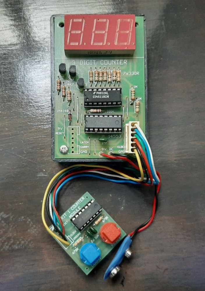 Vintage 3 digit digital counter