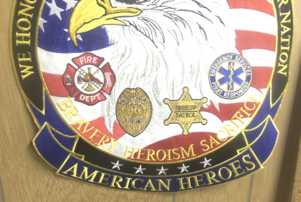American Heroes – Emergency Services – Embroidered Back Patch