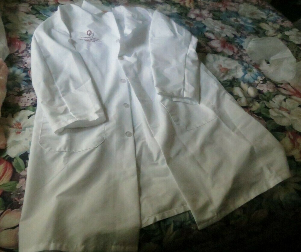 OU Precollegiate White Lab Coat Size XL