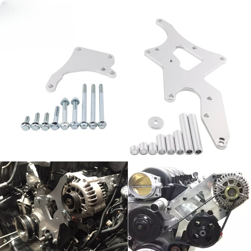 Serpentine Bracket Alternator Power Steering Pump Swap Conversion for LS Engines
