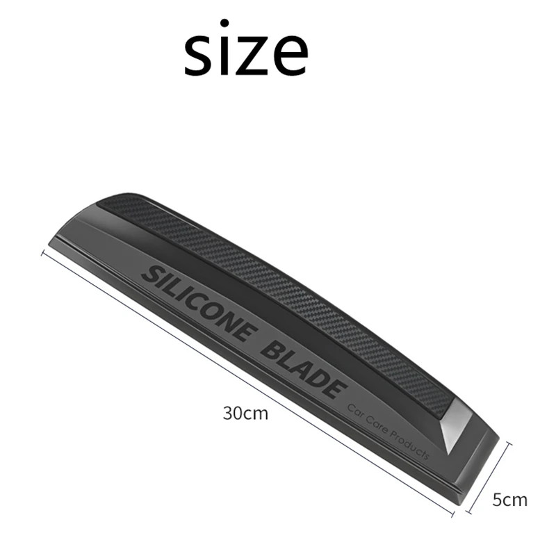 Soft Silicone Squeegee Tool for Car Wraps & Window Cleaning - Non-Scratch Design