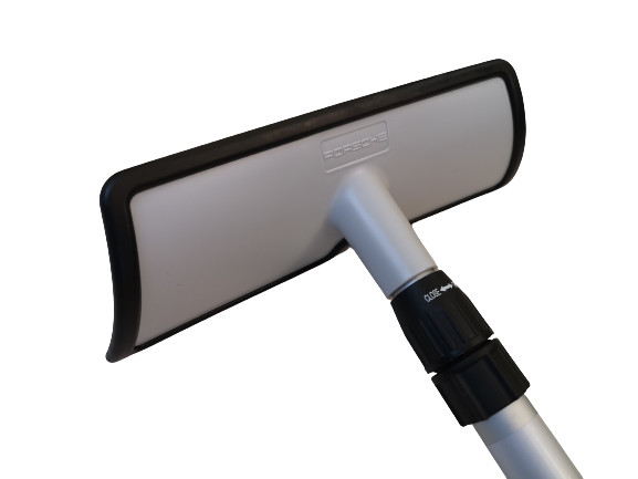 Porsche Telescopic Arm Ice Scraper Ice Scraper with Rubber Wheel Ice Pusher Telescopic Handle