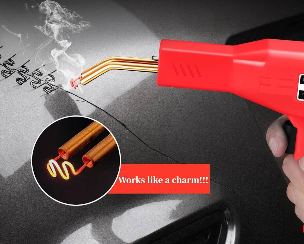 220W Plastic Welder, Multipurpose Fit, Plastic Welding Kit, Quick Plastic Rep...