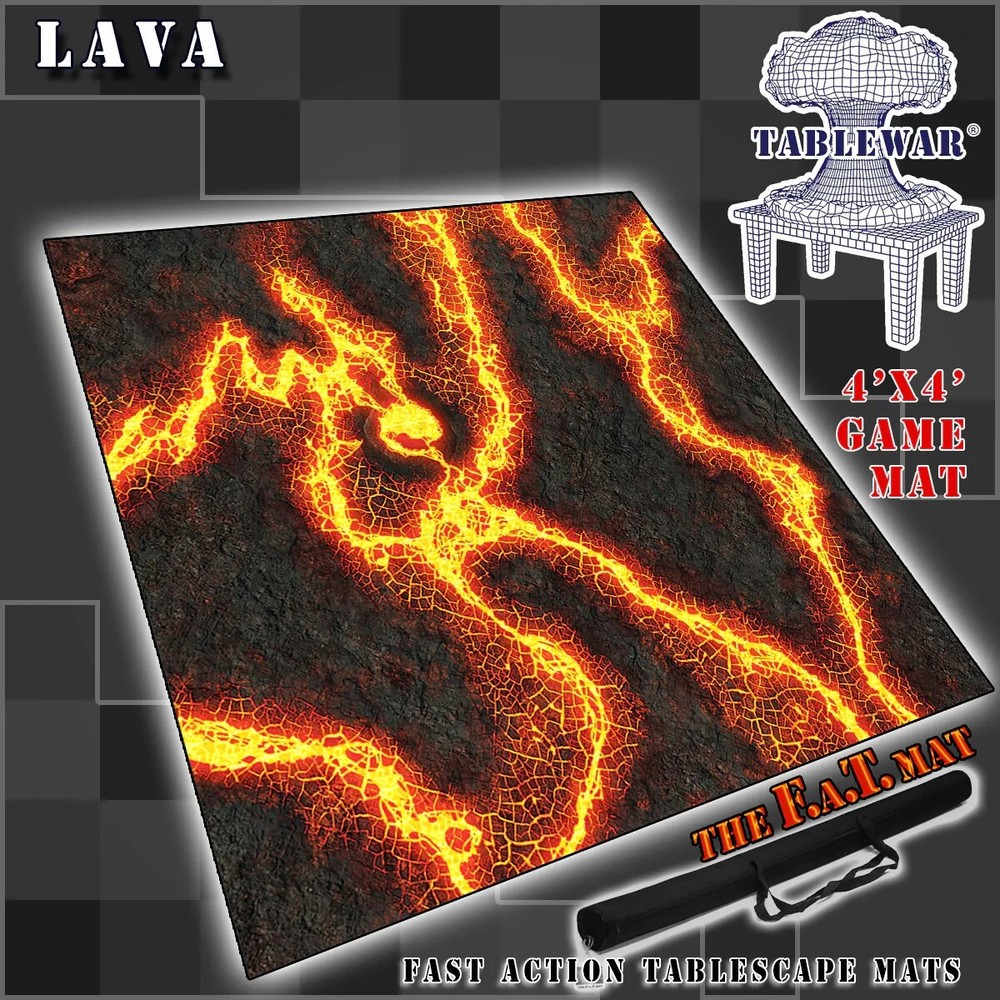 F.A.T Mat - 4'x4' - Lava