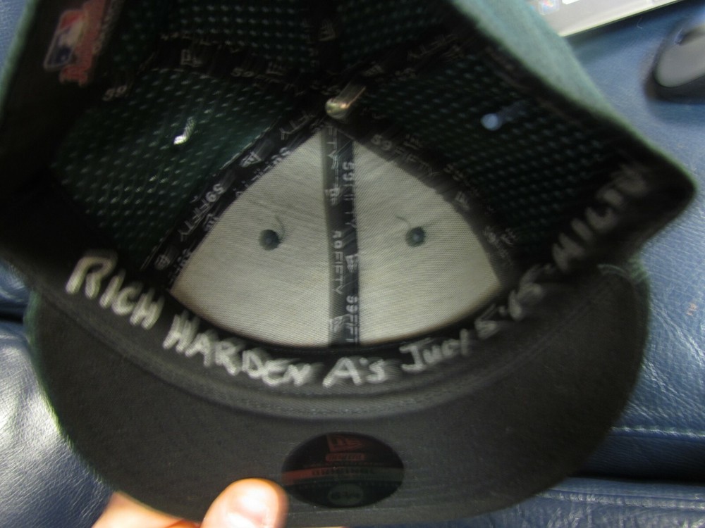 Rich Harden Autographed Baseball Hat