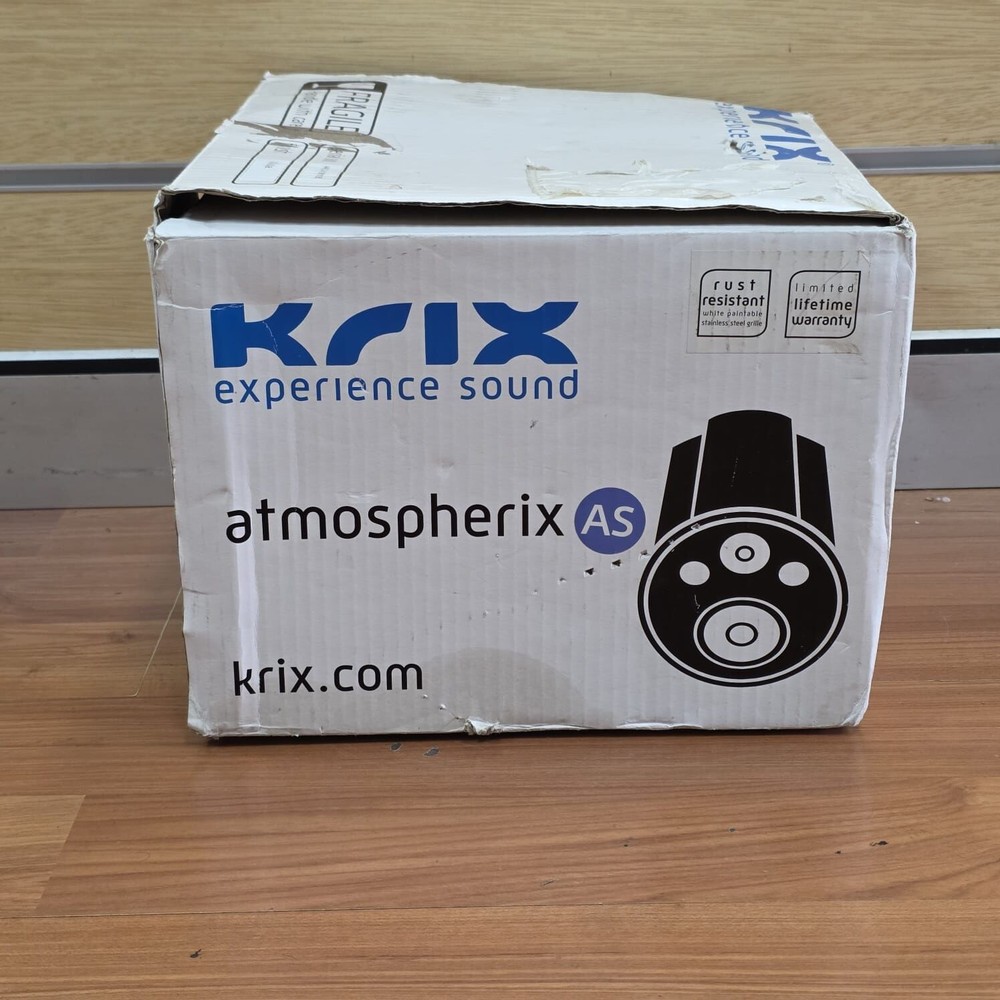 Krix Atmospherix AS20 In Ceiling Speaker with White Grille