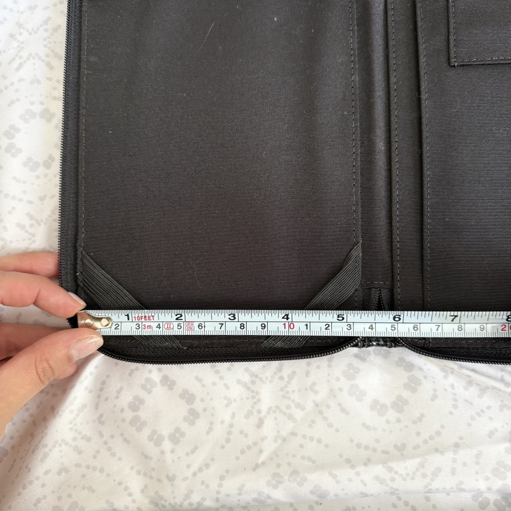 Coach Signature Pattern EReader/tablet case in Black and Gray