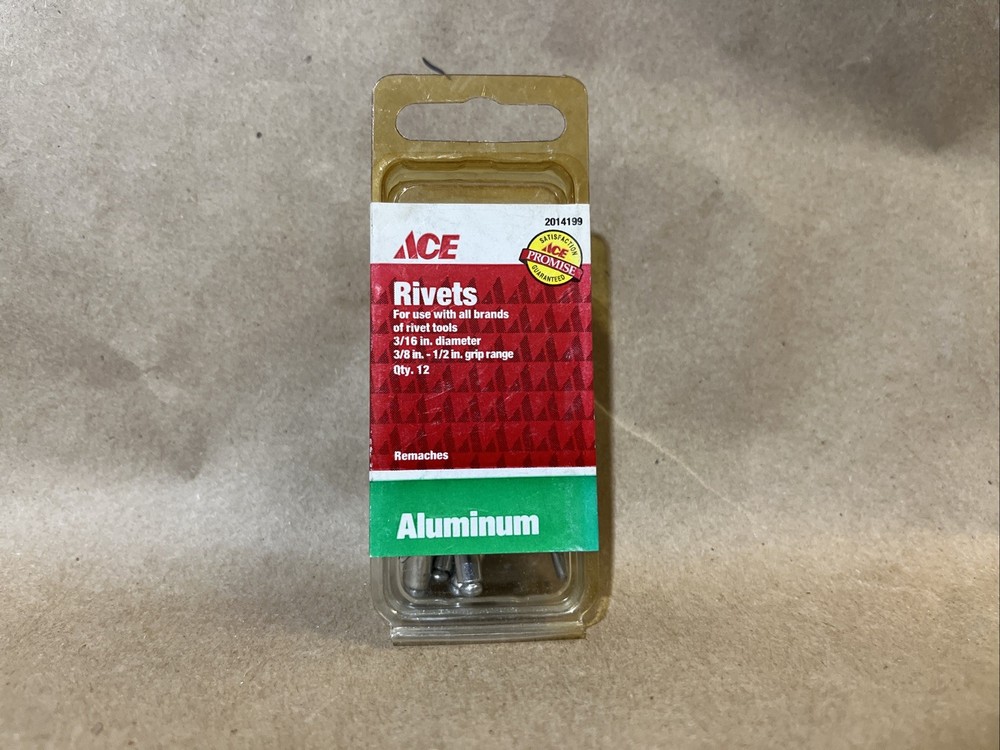 ACE 2014199 3/16" Aluminum Rivets