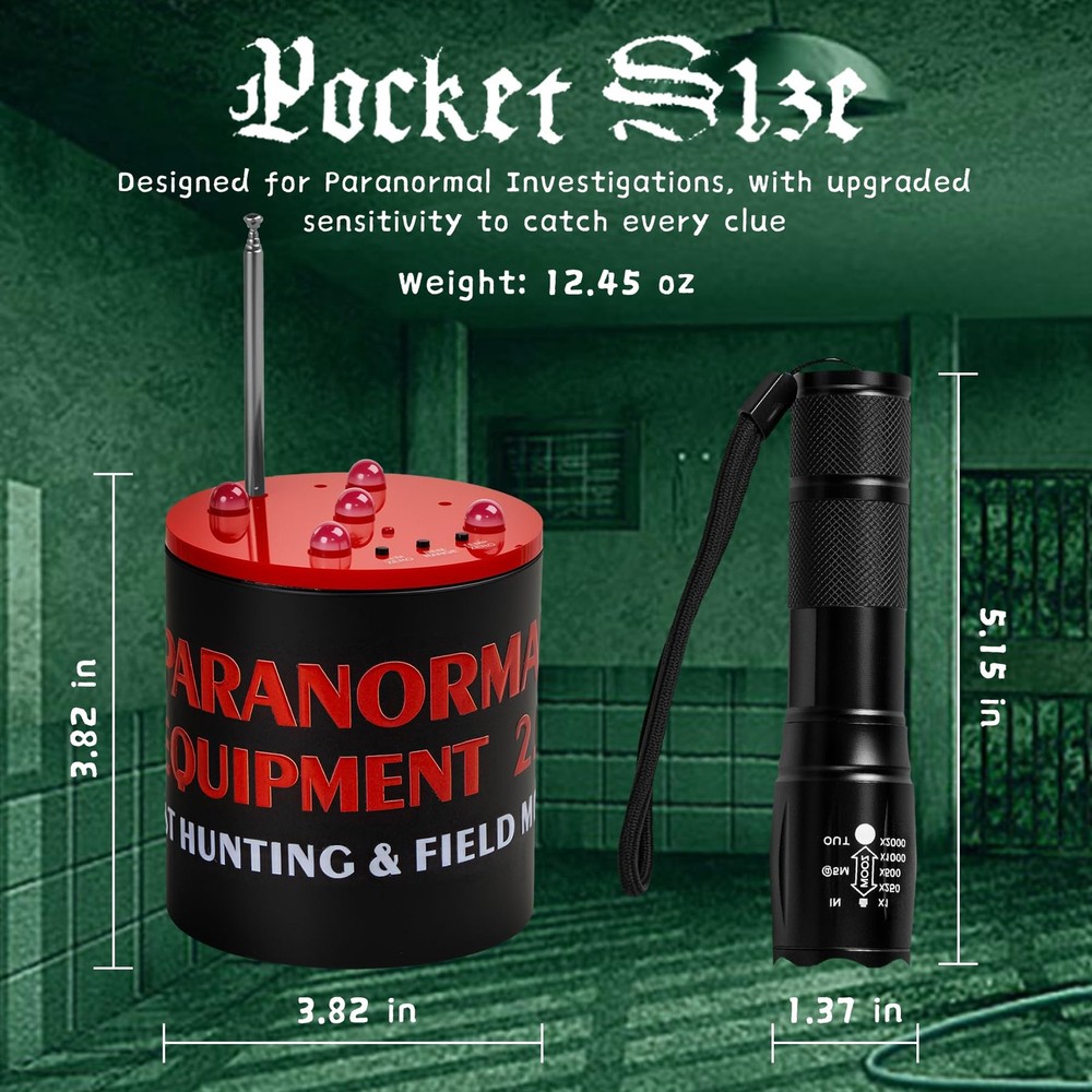 Advanced Ghost Hunting Equipment with Temperature Deviation Detection and...