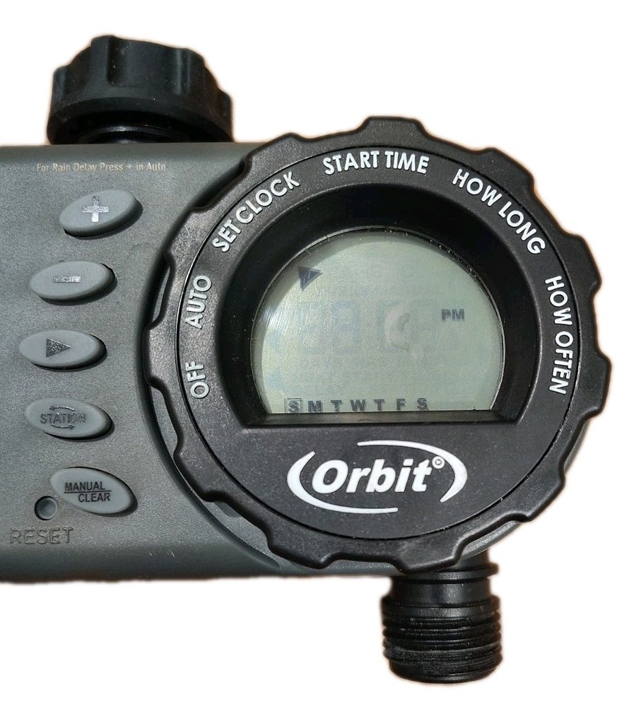 Orbit 24713 Digital Water Timer 2 Outlet Programmable Schedule Irrigation