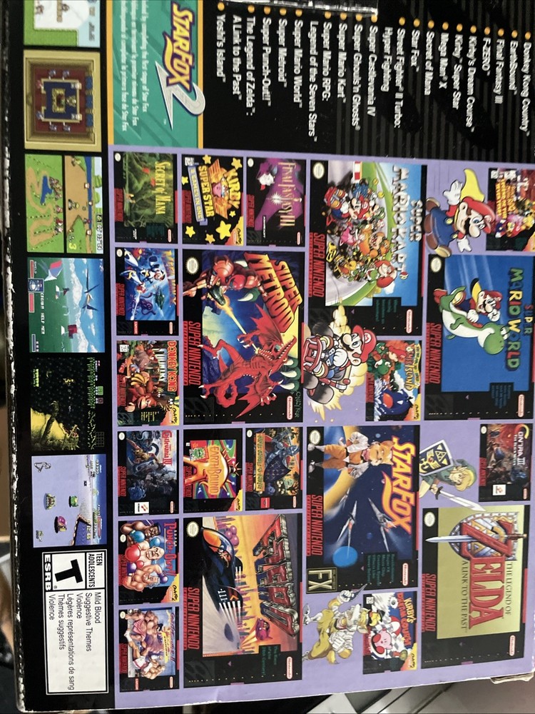 EMPTY BOX And Packing Materials For SNES Classic Edition