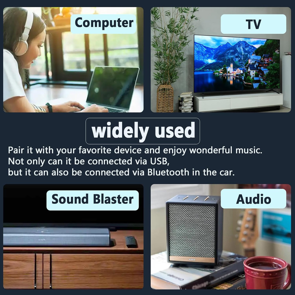 Portable CD Player for Car, External USB Compact Disc Drive for Vehicles without