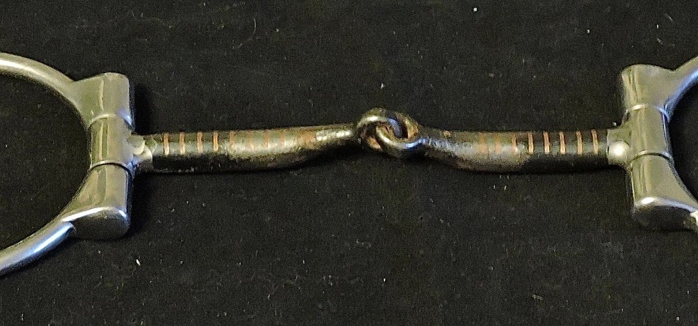 5" Stainless Steel Offset-D Snaffle Bit